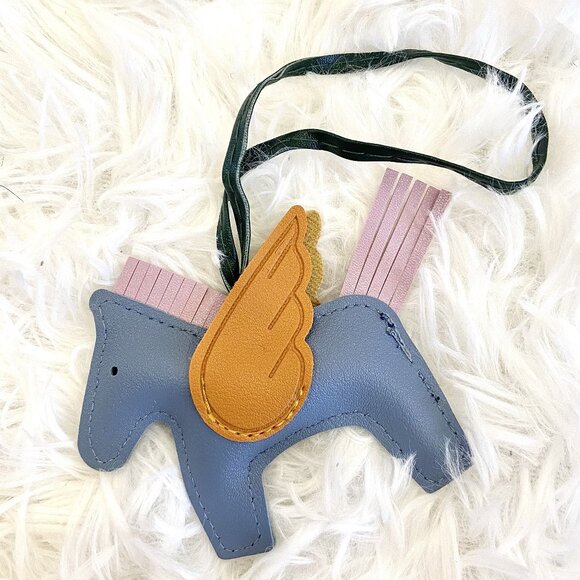 Blue Pegasus Bag Charm or Keychain - Picture 2 of 3